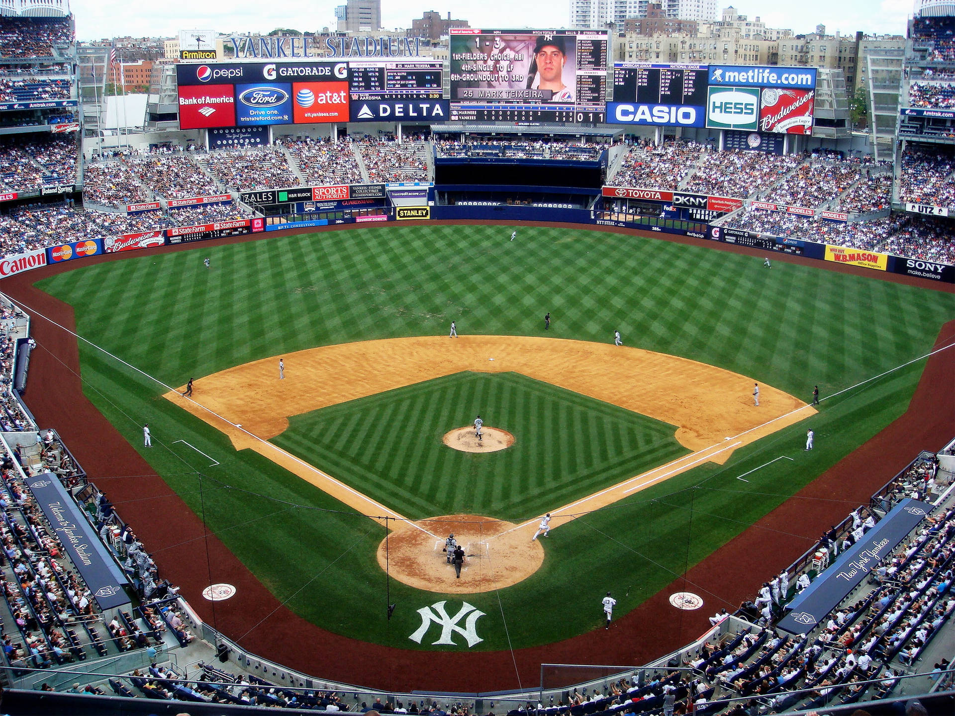 Yankee Stadium Baseball Field Wallpaper