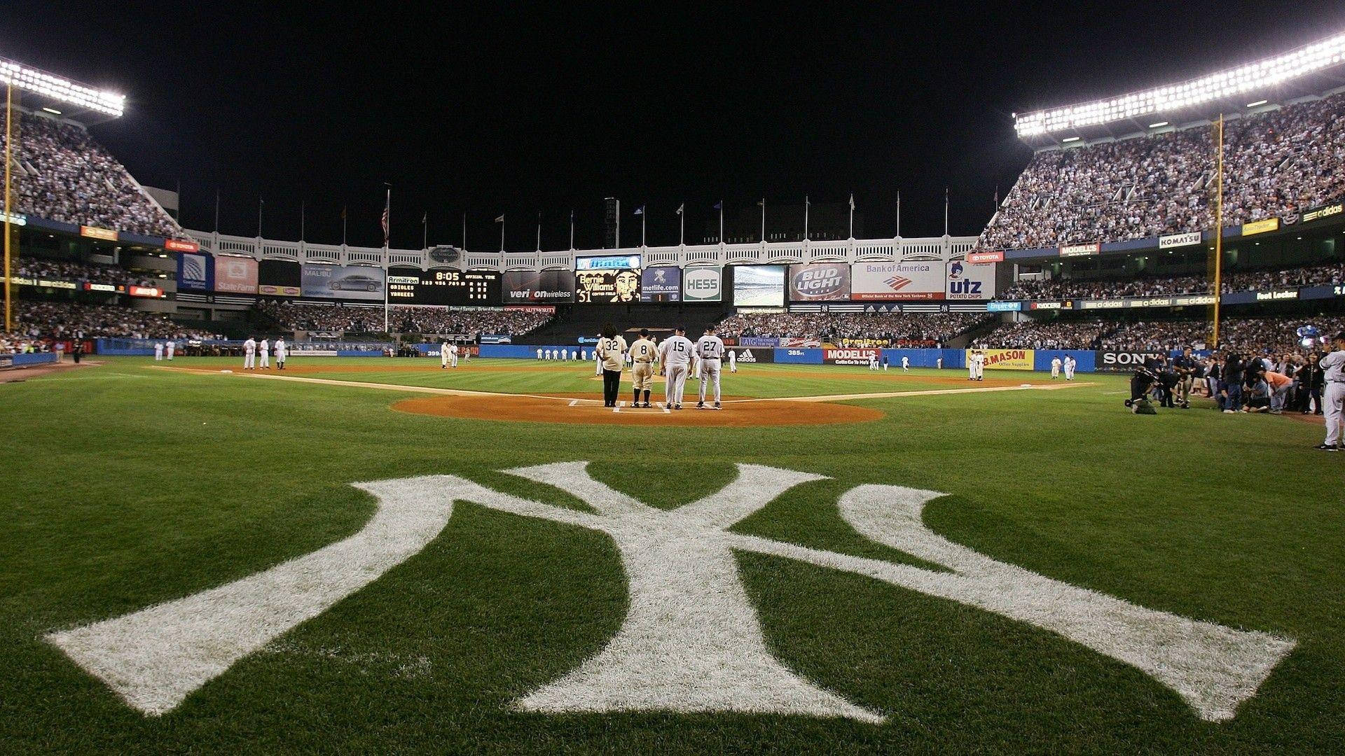 Yankee Stadium Field Logo Wallpaper