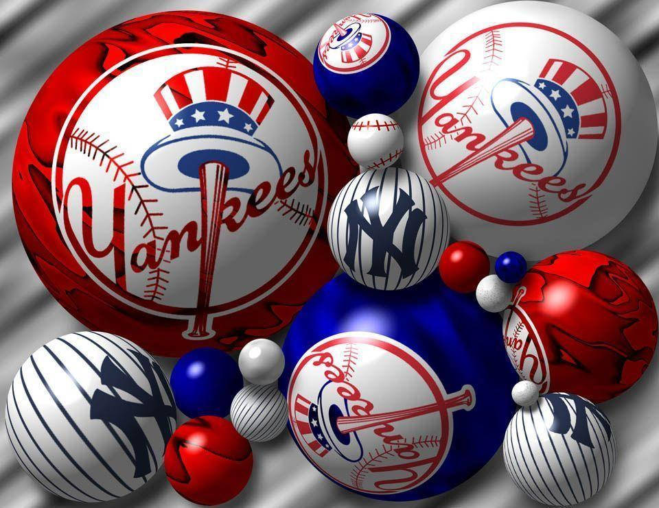 Newyork Yankees Bälle Wallpaper
