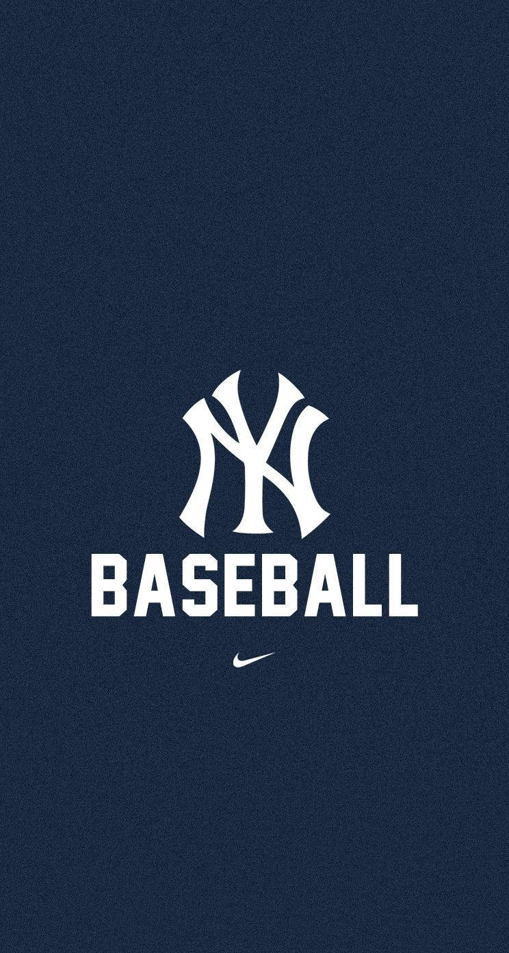 New York Yankees NY Baseball Nike Logo Wallpaper