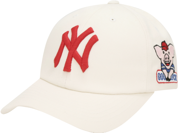 Yankees Capwith Character Embroidery PNG