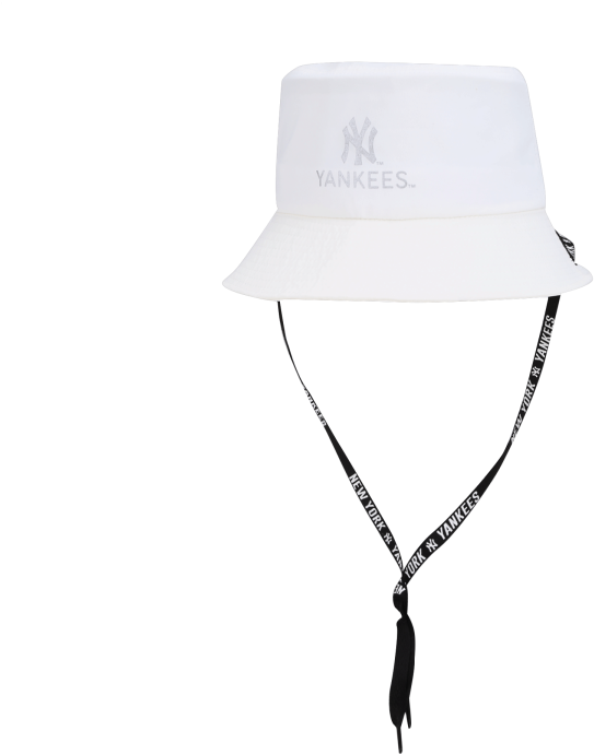 Yankees Logo White Bucket Hat PNG