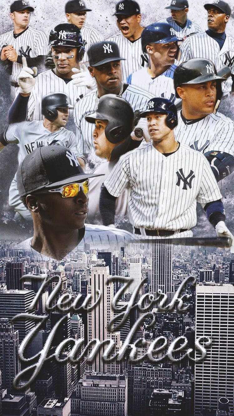 Yankees Many Players Wallpaper