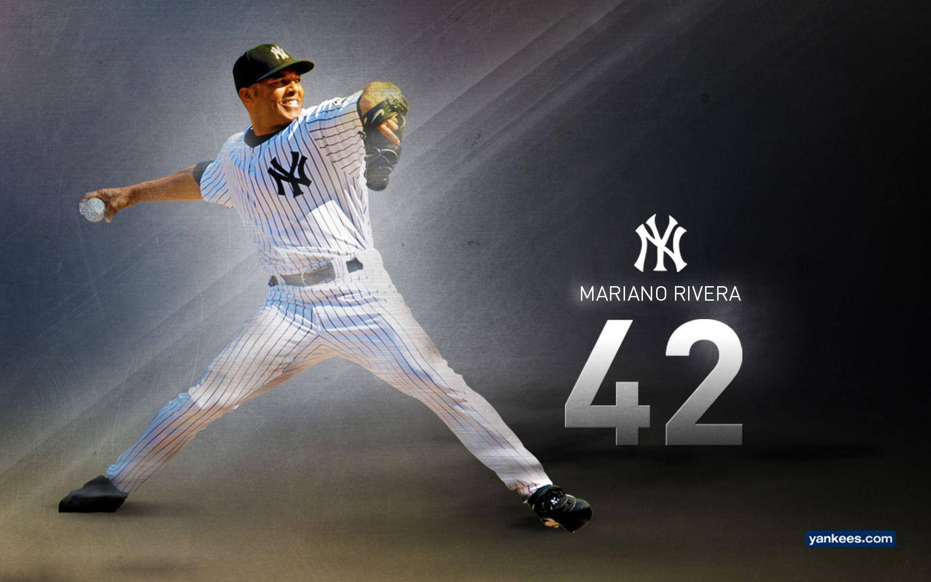 Yankees Mariano Rivera 42 Wallpaper