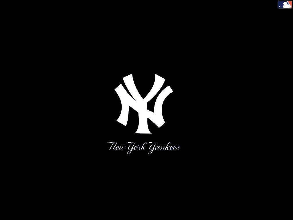 Yankees NY Name Script Wallpaper