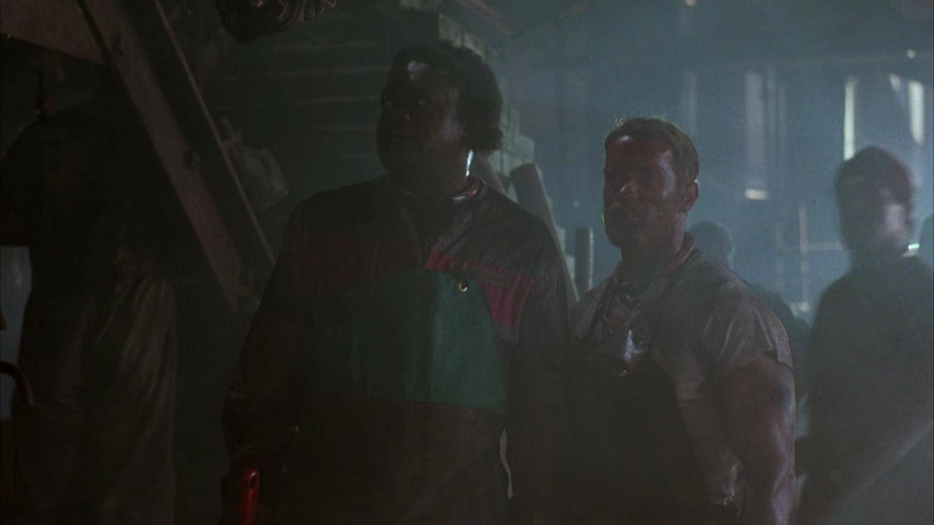 Yaphet Kotto In A Scene From The Running Man Background
