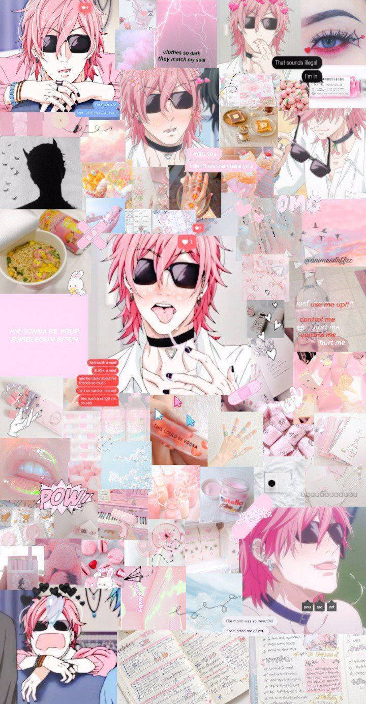 Yarichin Bitch Club Yuri Collage Art