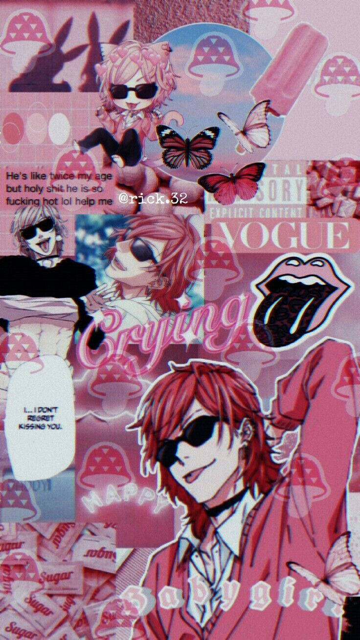 Yarichin Bitch Club Yuri Pink Art