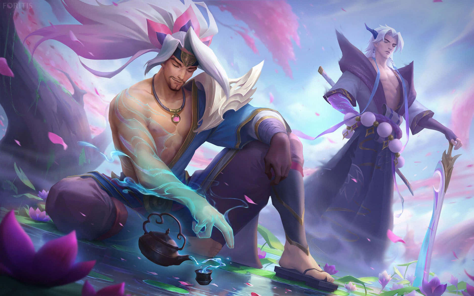 Yasuo_and_ Yone_ Spirit_ Blossom_ Artwork Wallpaper