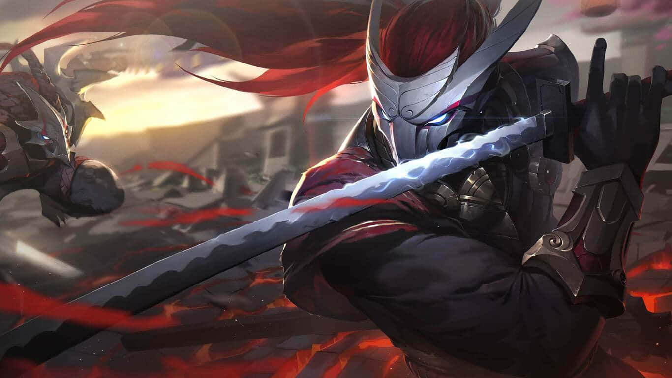 Conquer your enemies with Yasuo Wallpaper