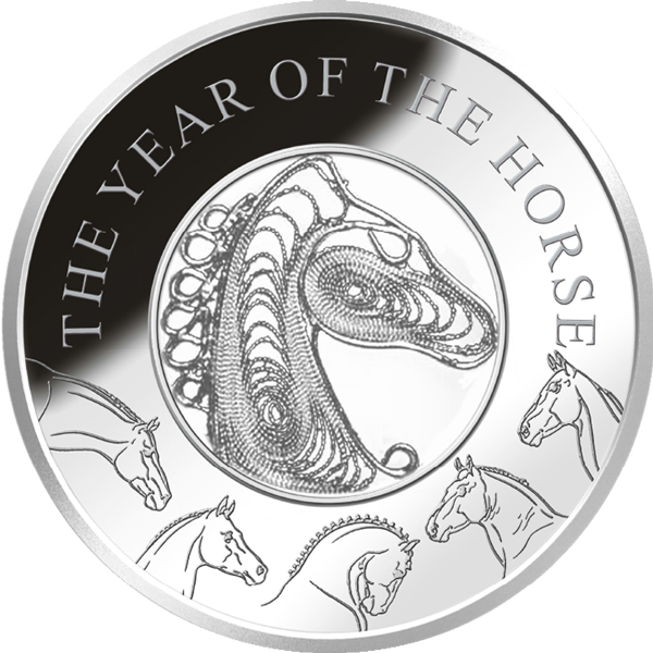 Yearofthe Horse Commemorative Coin PNG
