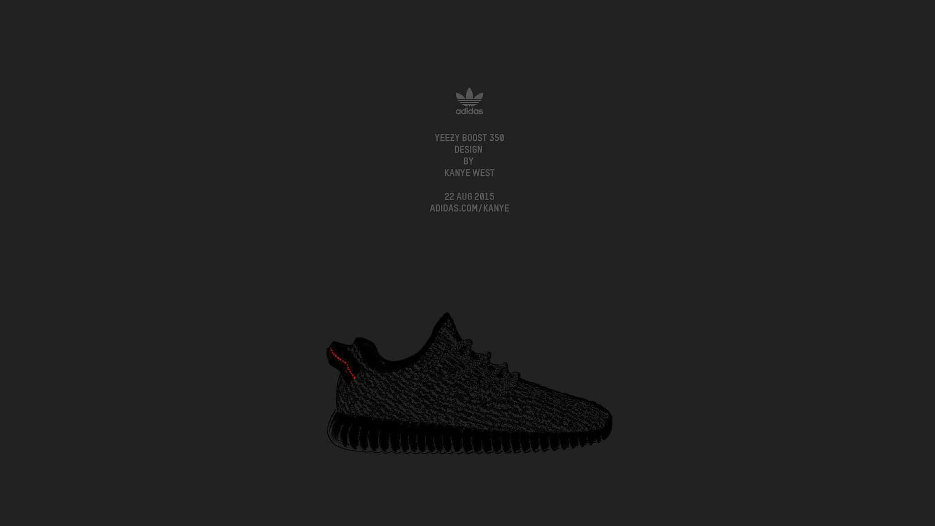 Step Out in Style & Comfort in Yeezy Sneakers Wallpaper