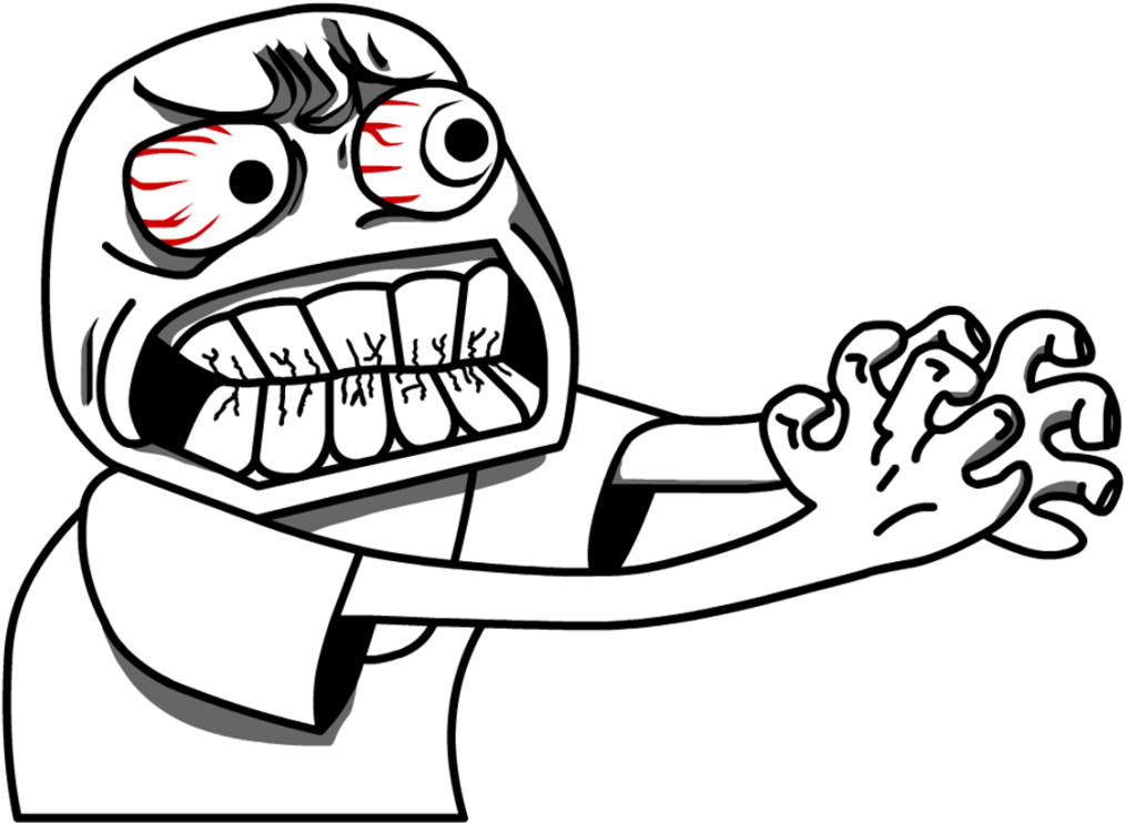 Download Yelling Rage Comic Character.png | Wallpapers.com