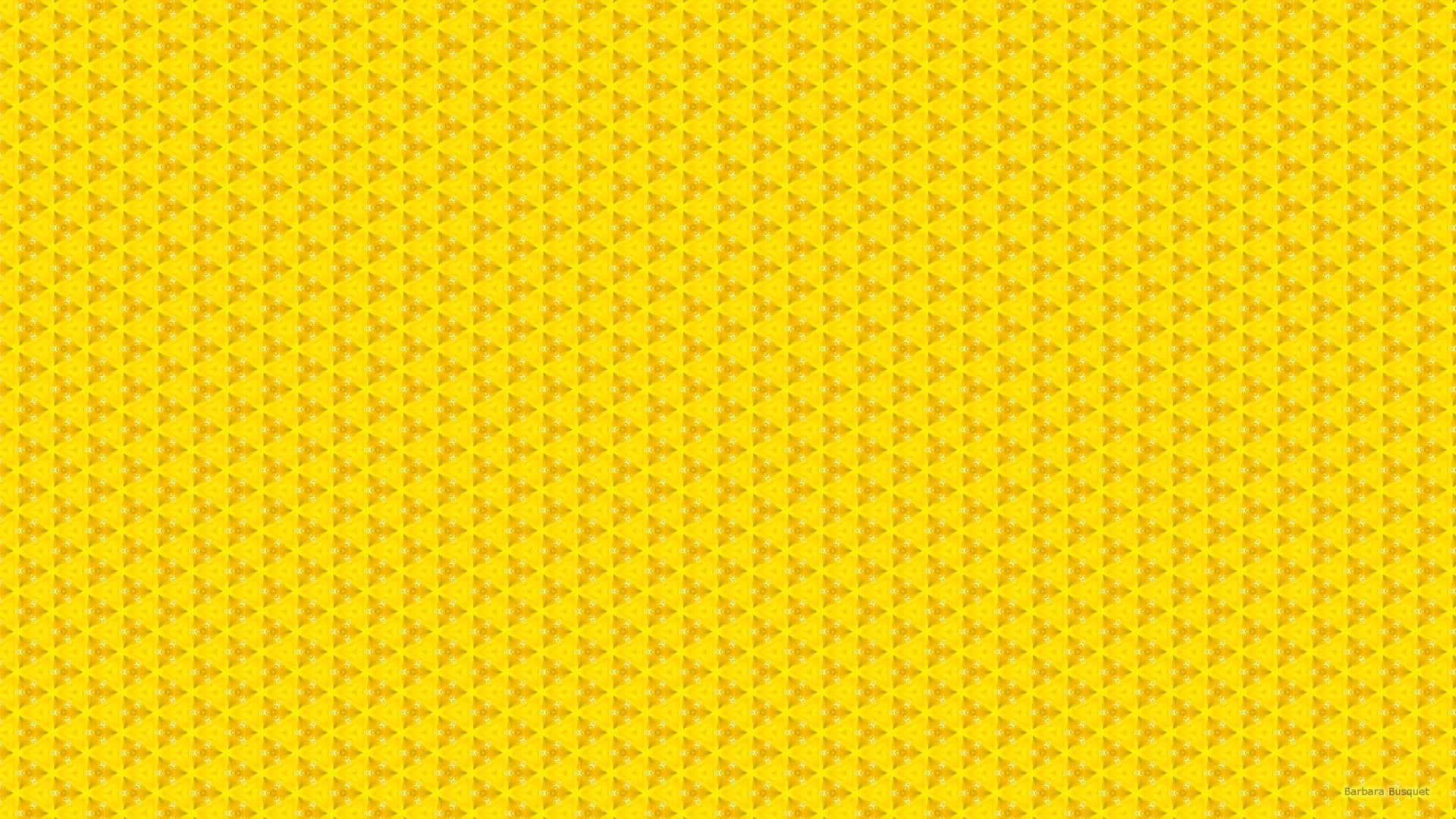 Lys gul tapet med polka prikker Wallpaper