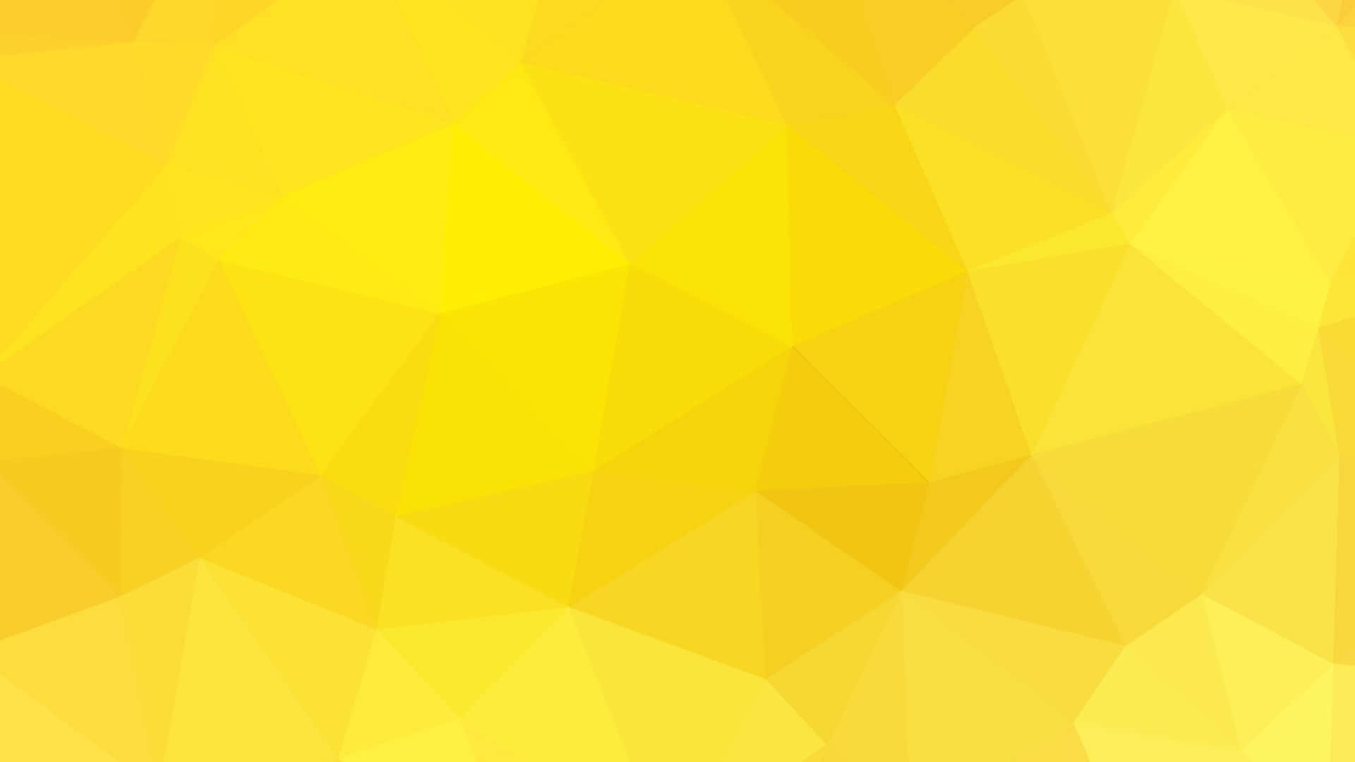 Yellow Polygonal Background Vector Illustration Wallpaper