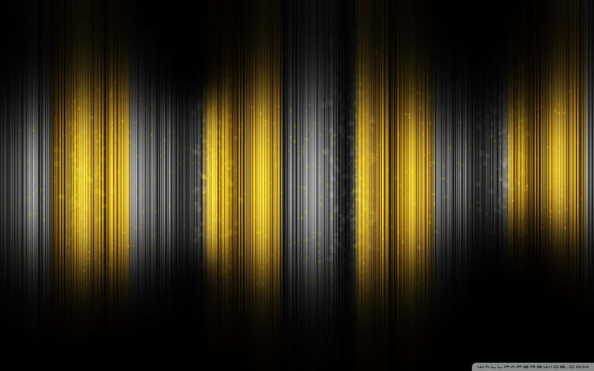 Vibrant Yellow Abstract Background Wallpaper