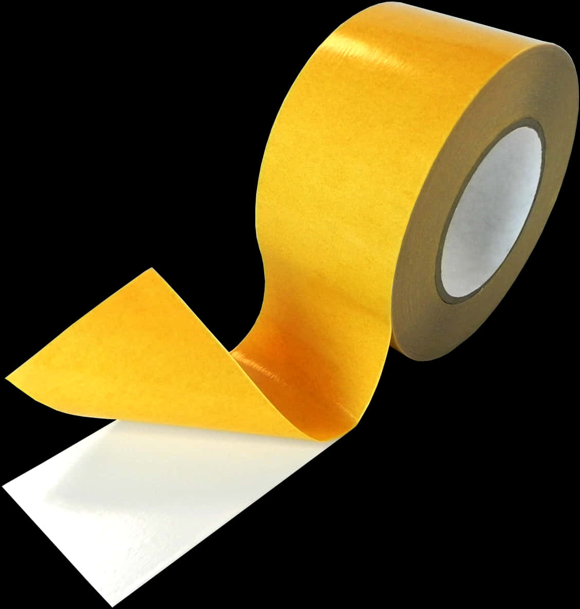 Yellow Adhesive Tape Roll PNG