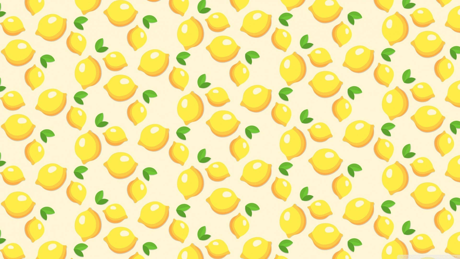 Yellow Aesthetic Lemon Computer Wallpaper