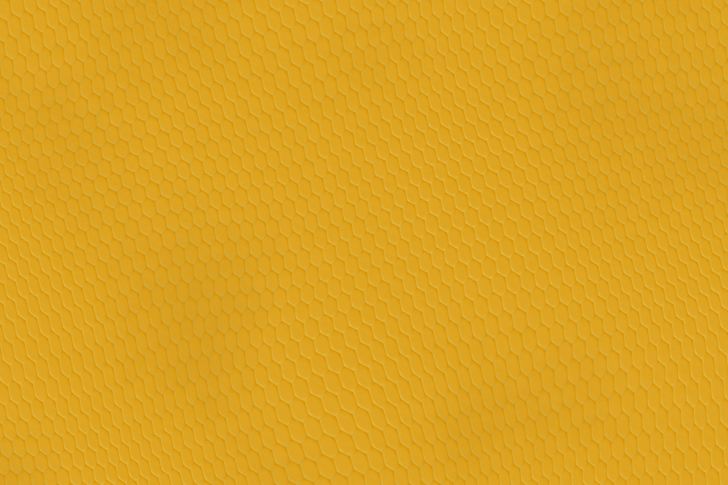Yellow Aesthetic Laptop Honeycomb Pattern Wallpaper