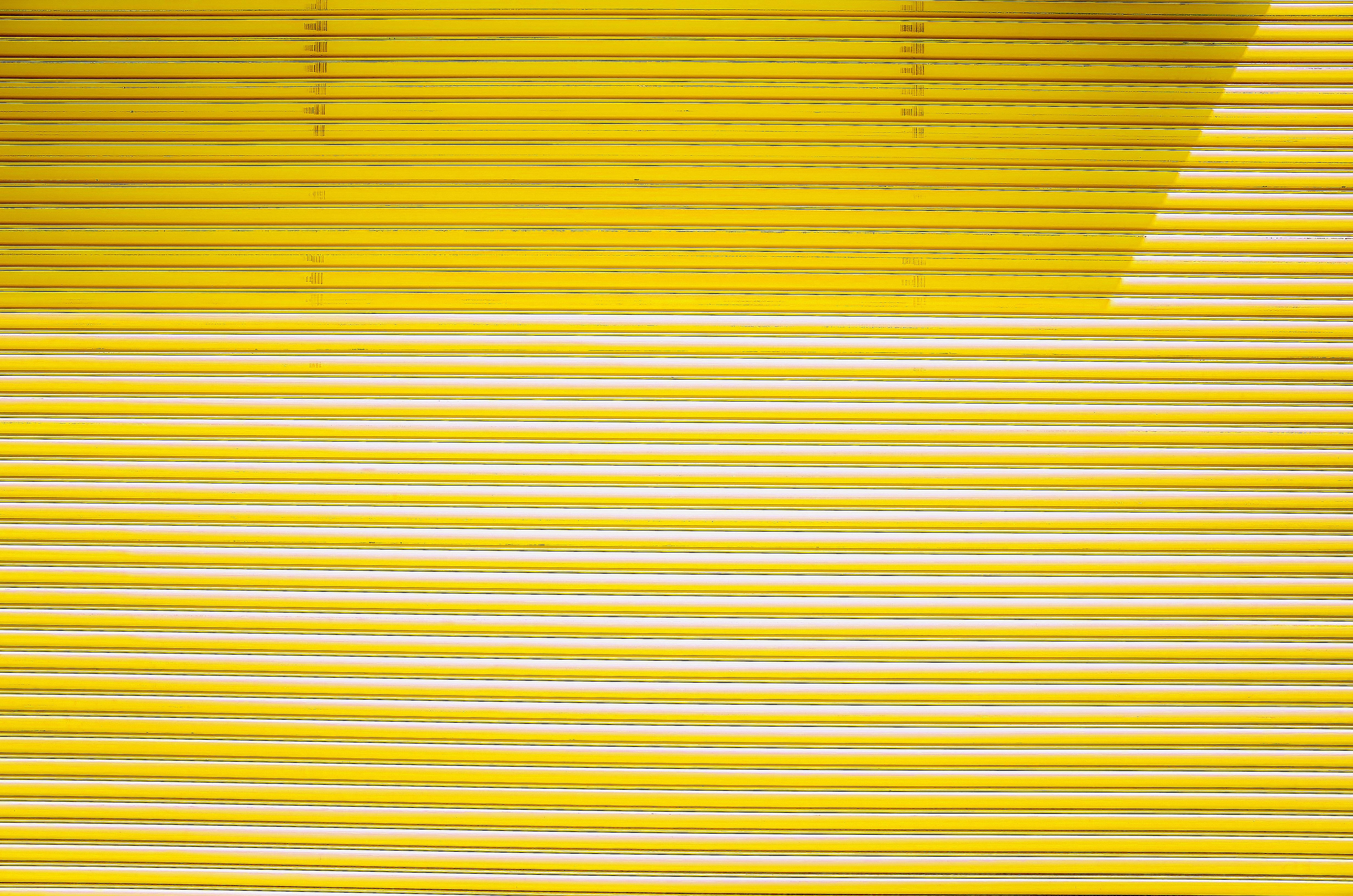 Yellow Aesthetic Laptop Horizontal Lines Wallpaper