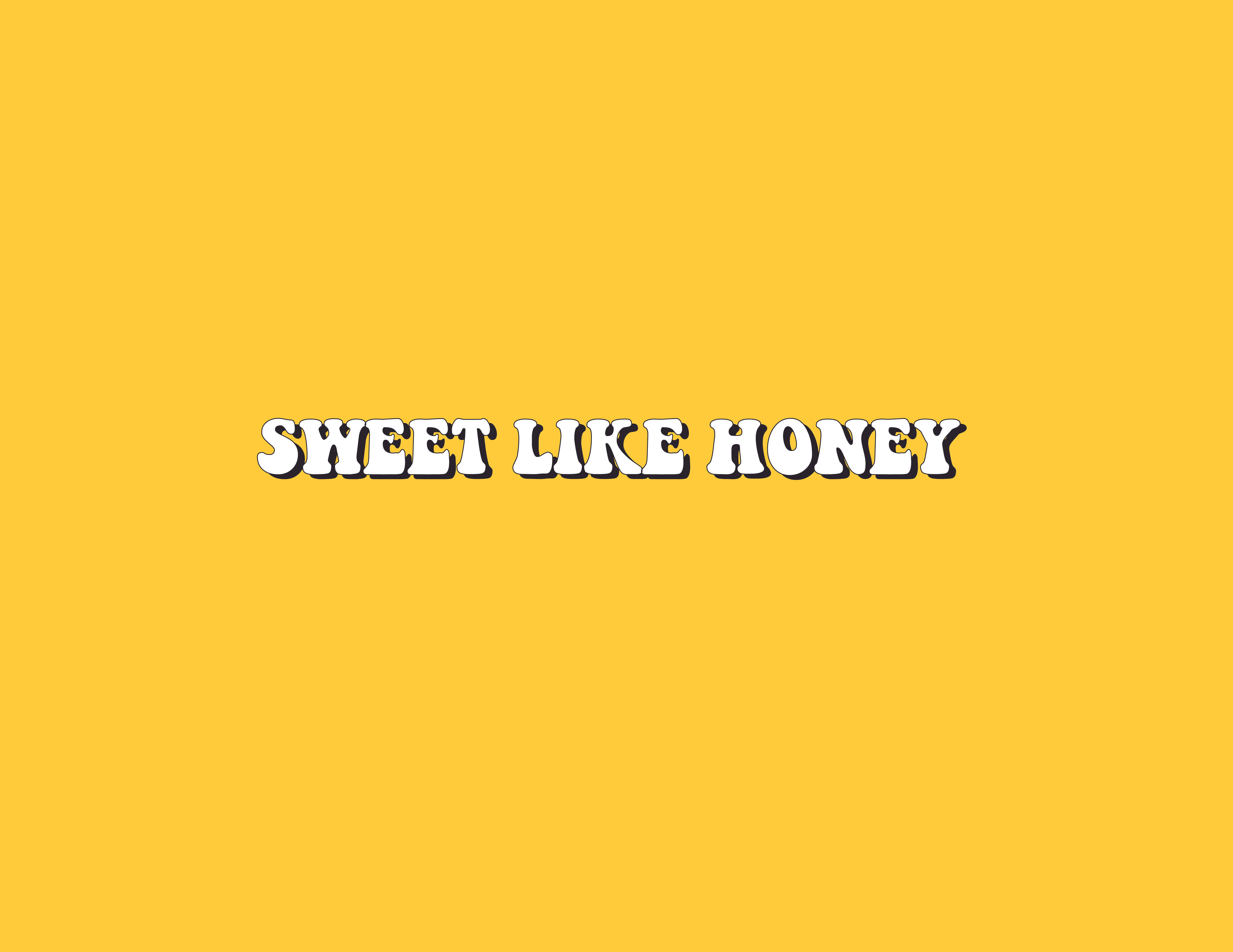 Download Yellow Aesthetic Laptop Sweet Like Honey Wallpaper 
