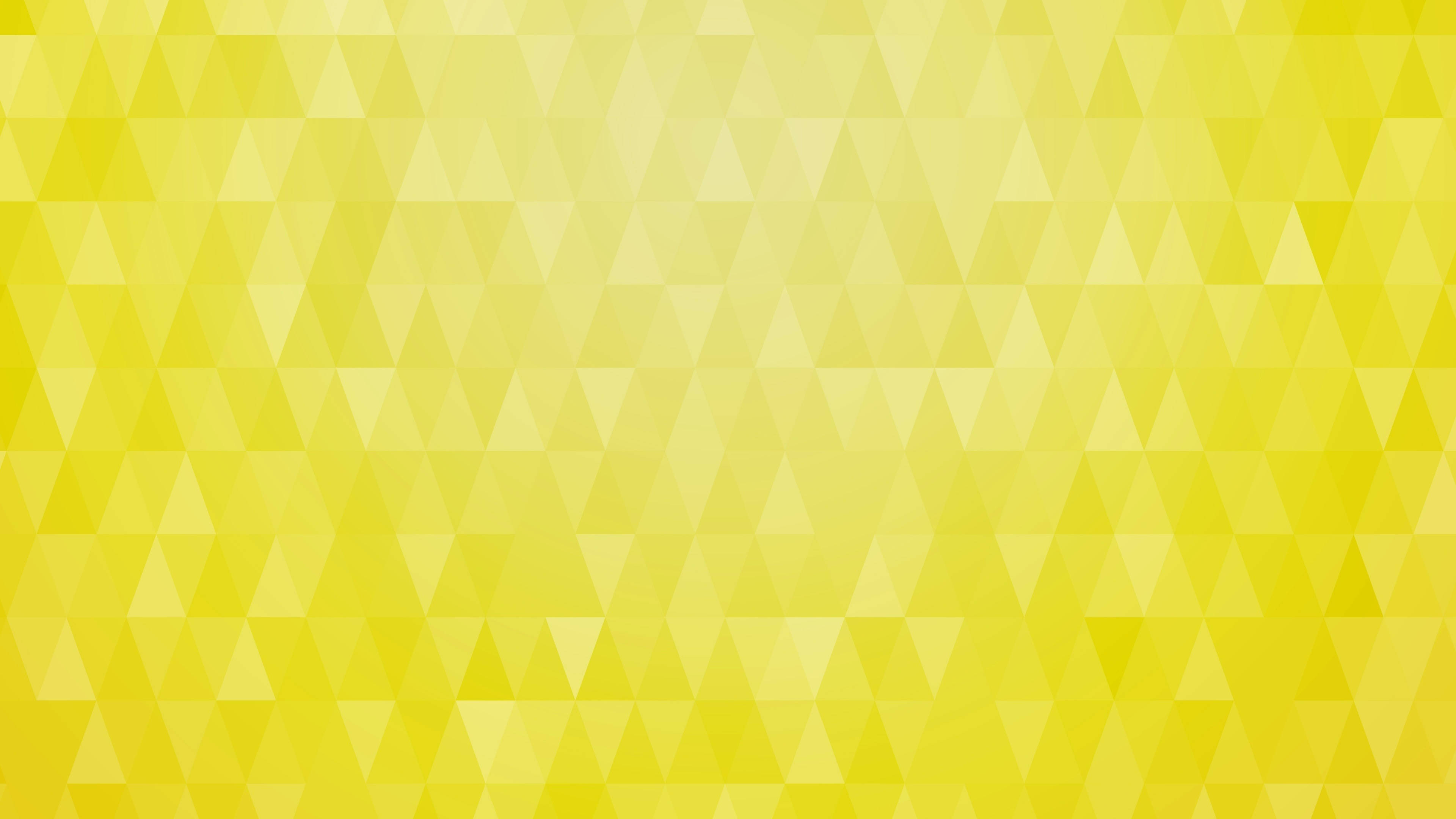 Yellow Aesthetic Laptop Triangles Wallpaper