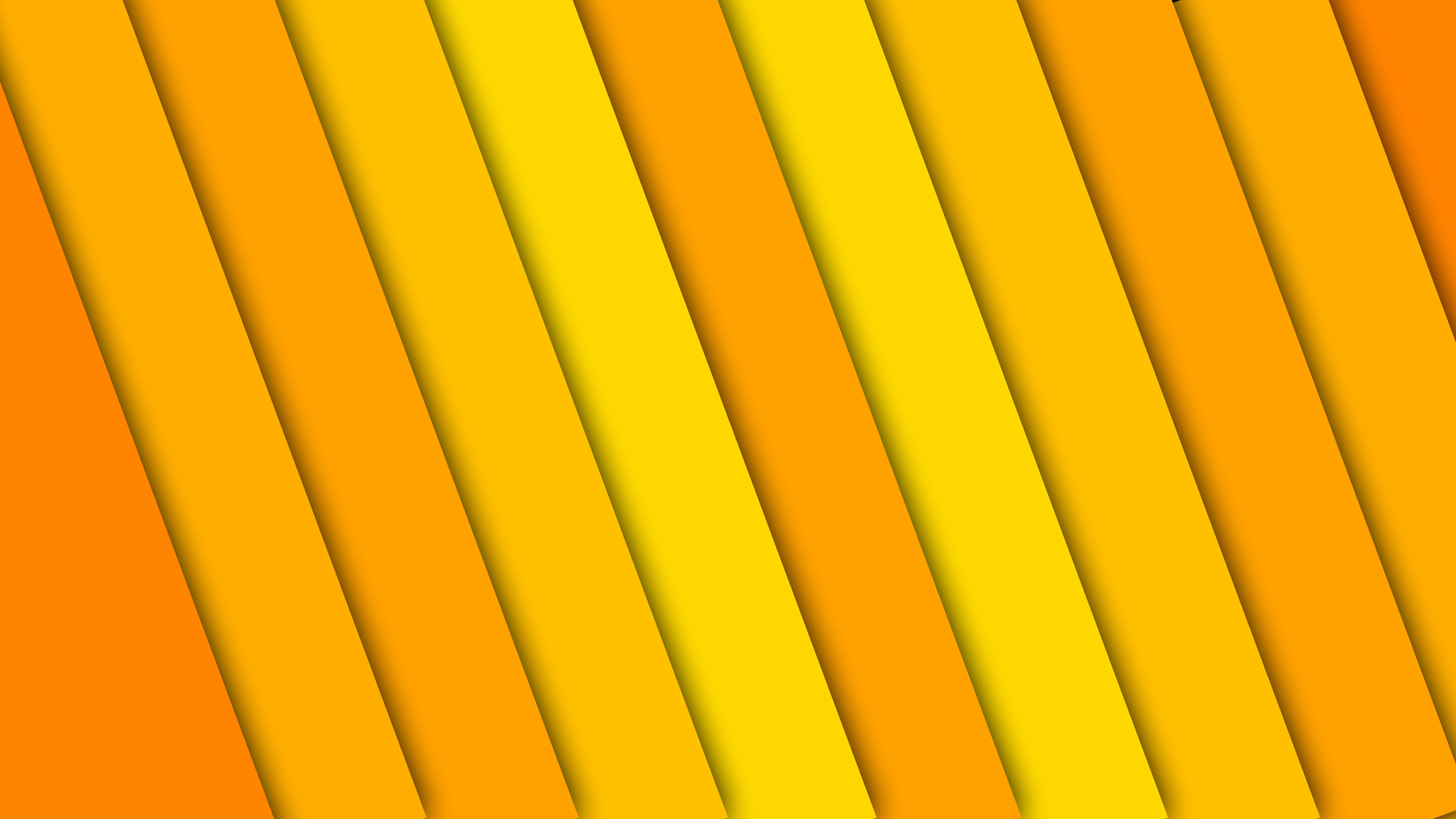 Yellow Aesthetic Laptop Yellow Orange Bars Wallpaper