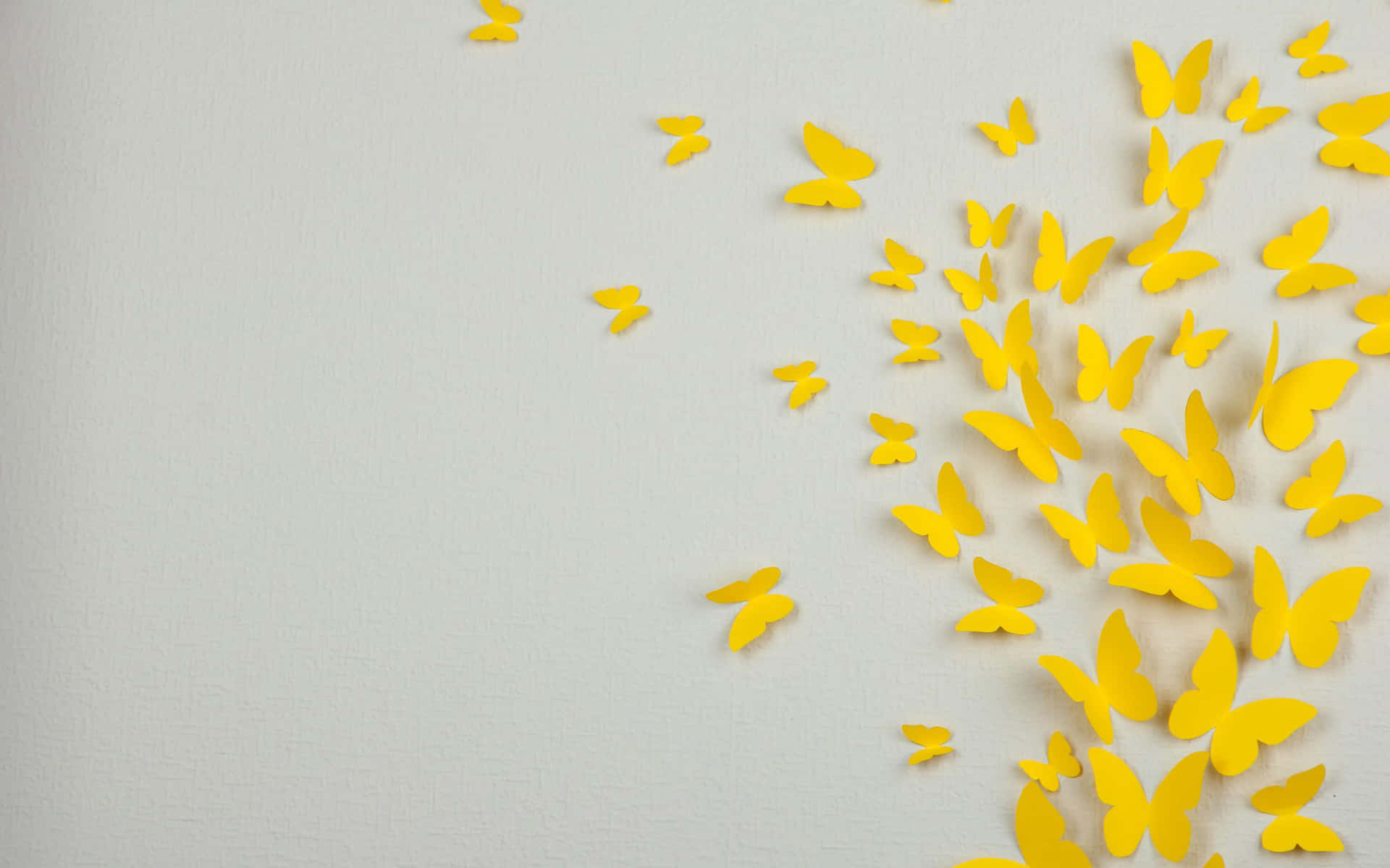 Yellow Butterflies Aesthetic Picture
