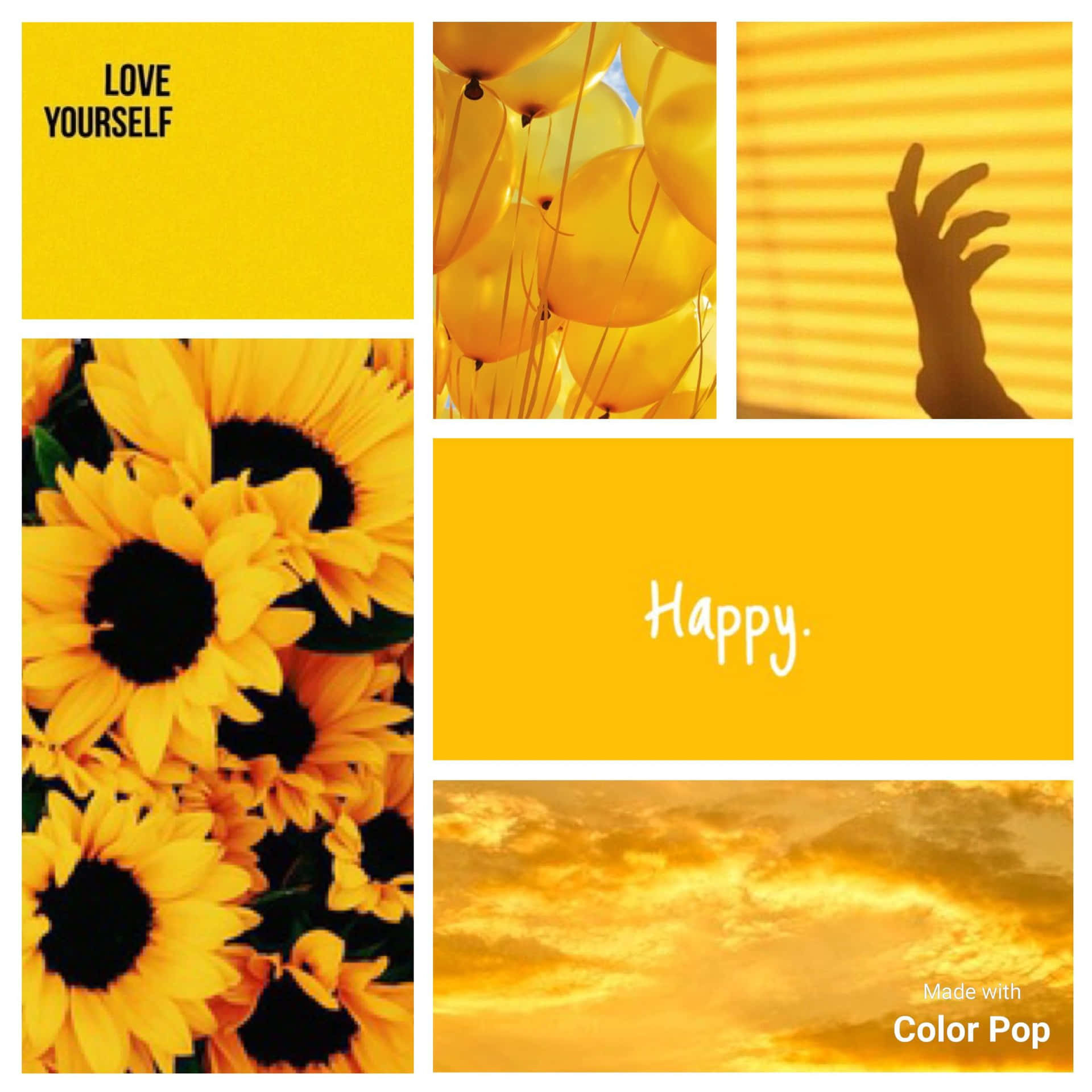 Embrace the simple things in life – a yellow aesthetic tumblr. Wallpaper