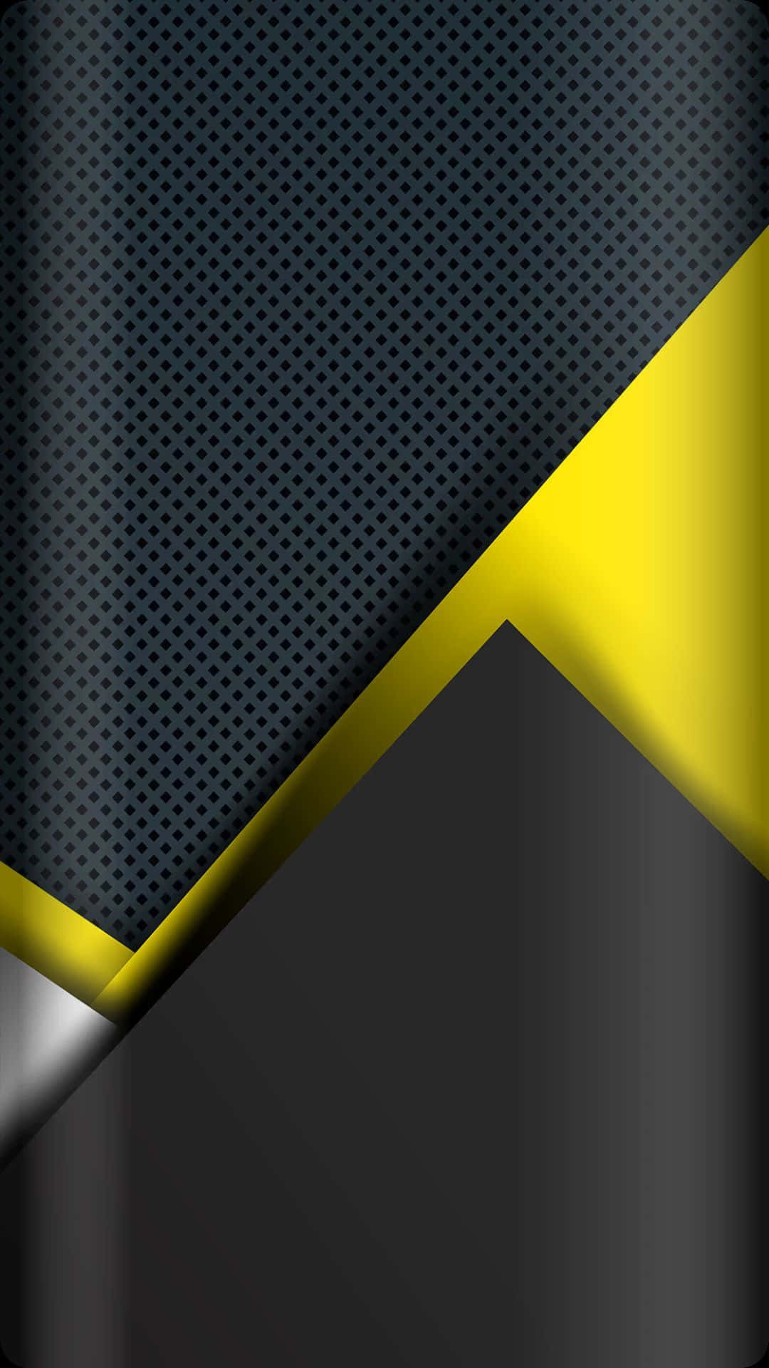 A striking yellow and black background