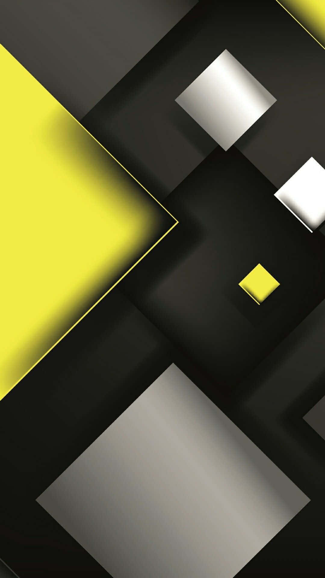 A Vibrant Yellow and Black Background