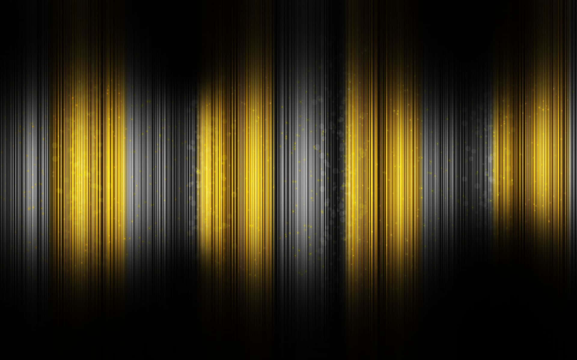 Bright Yellow&Black Racing Stripes
