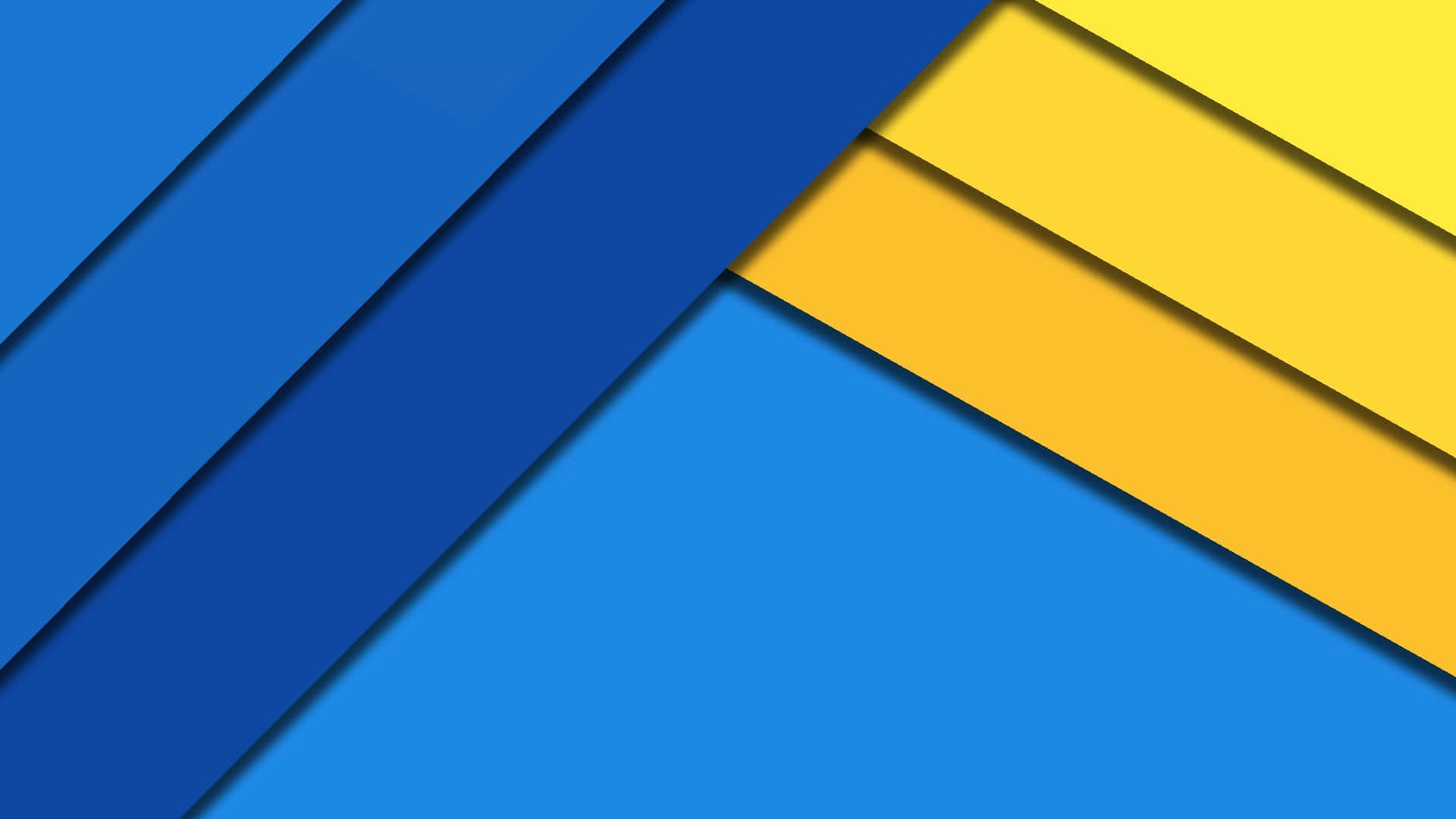 Bright, Bold and Contrasting - A Yellow and Blue Background