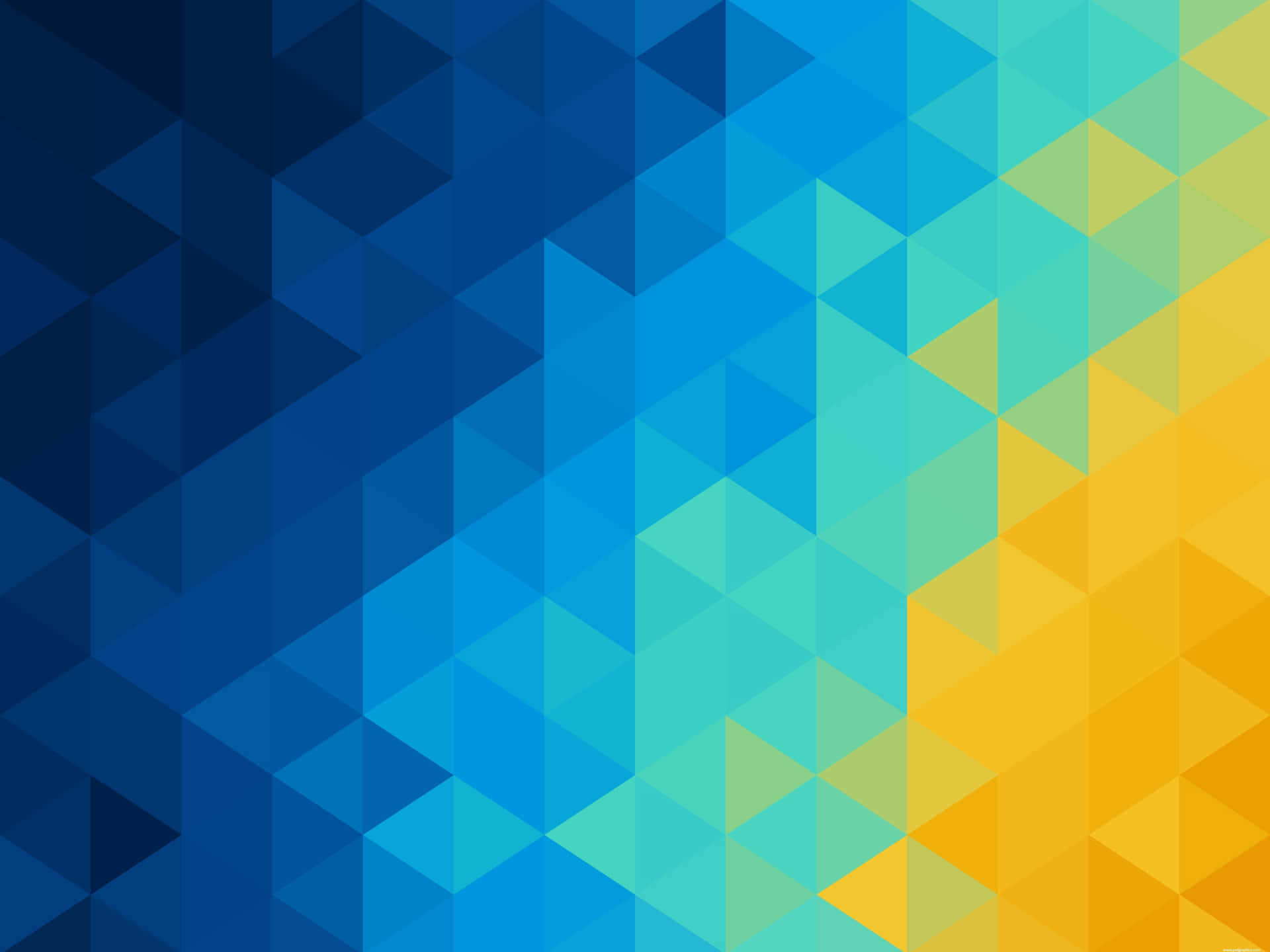A bold and vibrant abstract background of yellow and blue.