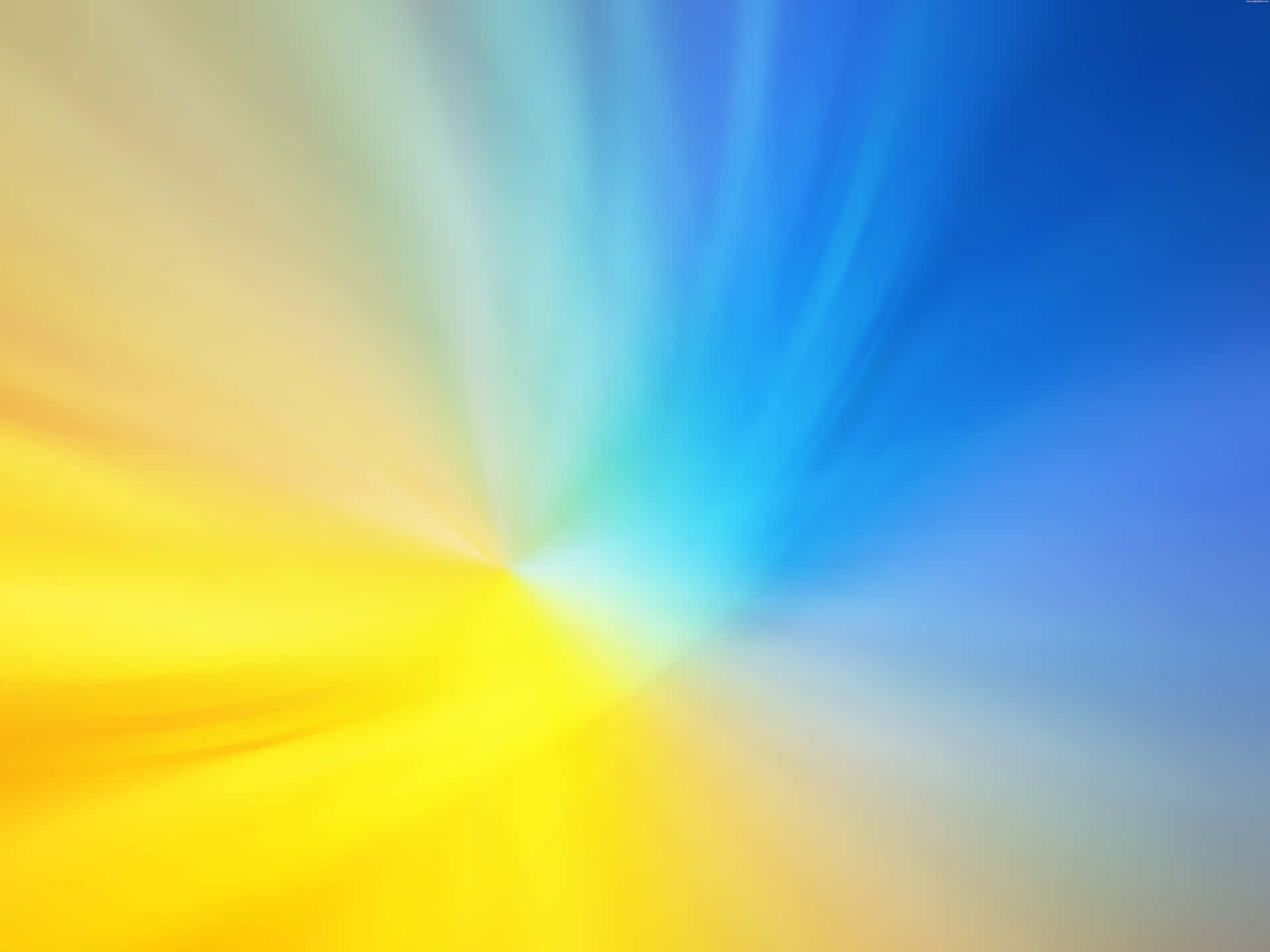 A Vibrant Yellow and Blue Abstract Background