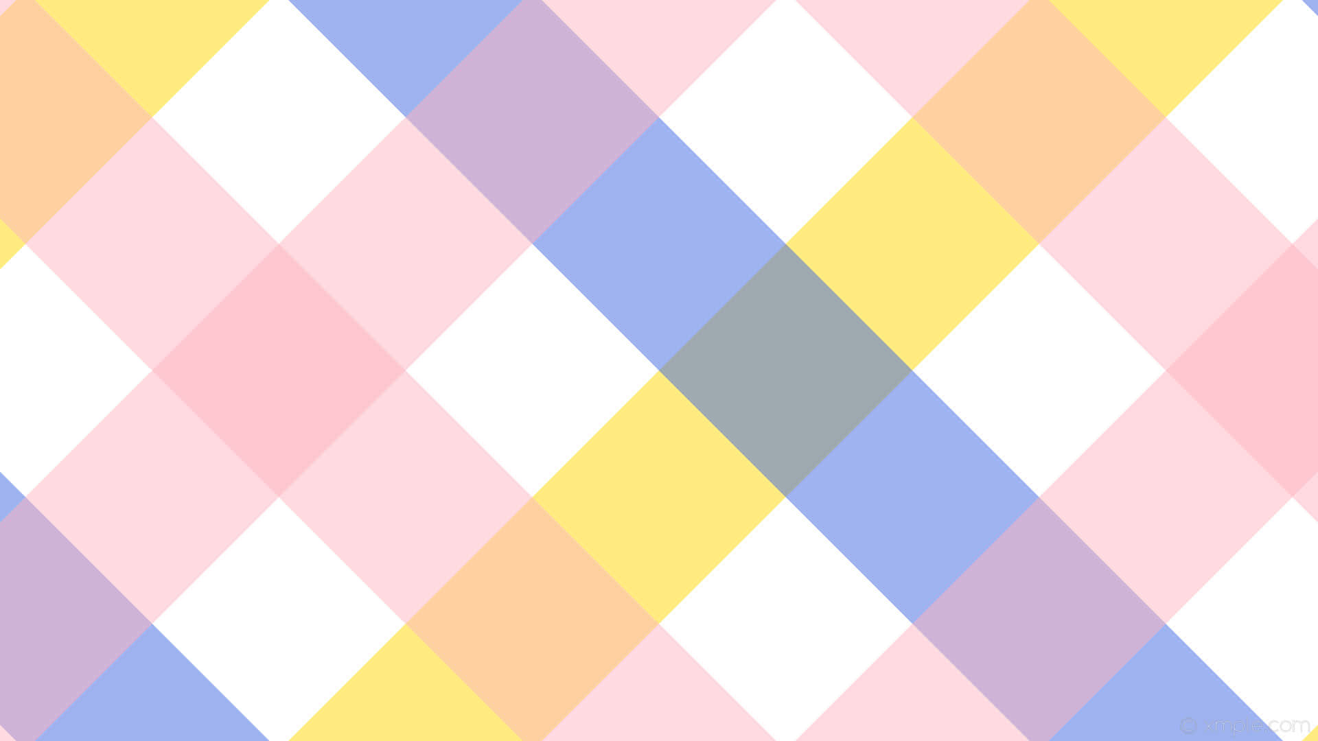 A Colorful Argyle Pattern Wallpaper