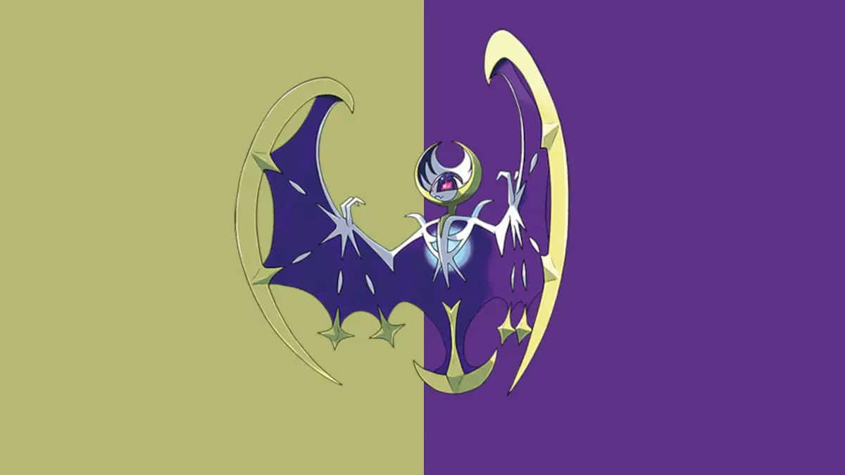 Download Shiny Purple Lunala Pokemon Sun And Moon Wallpaper