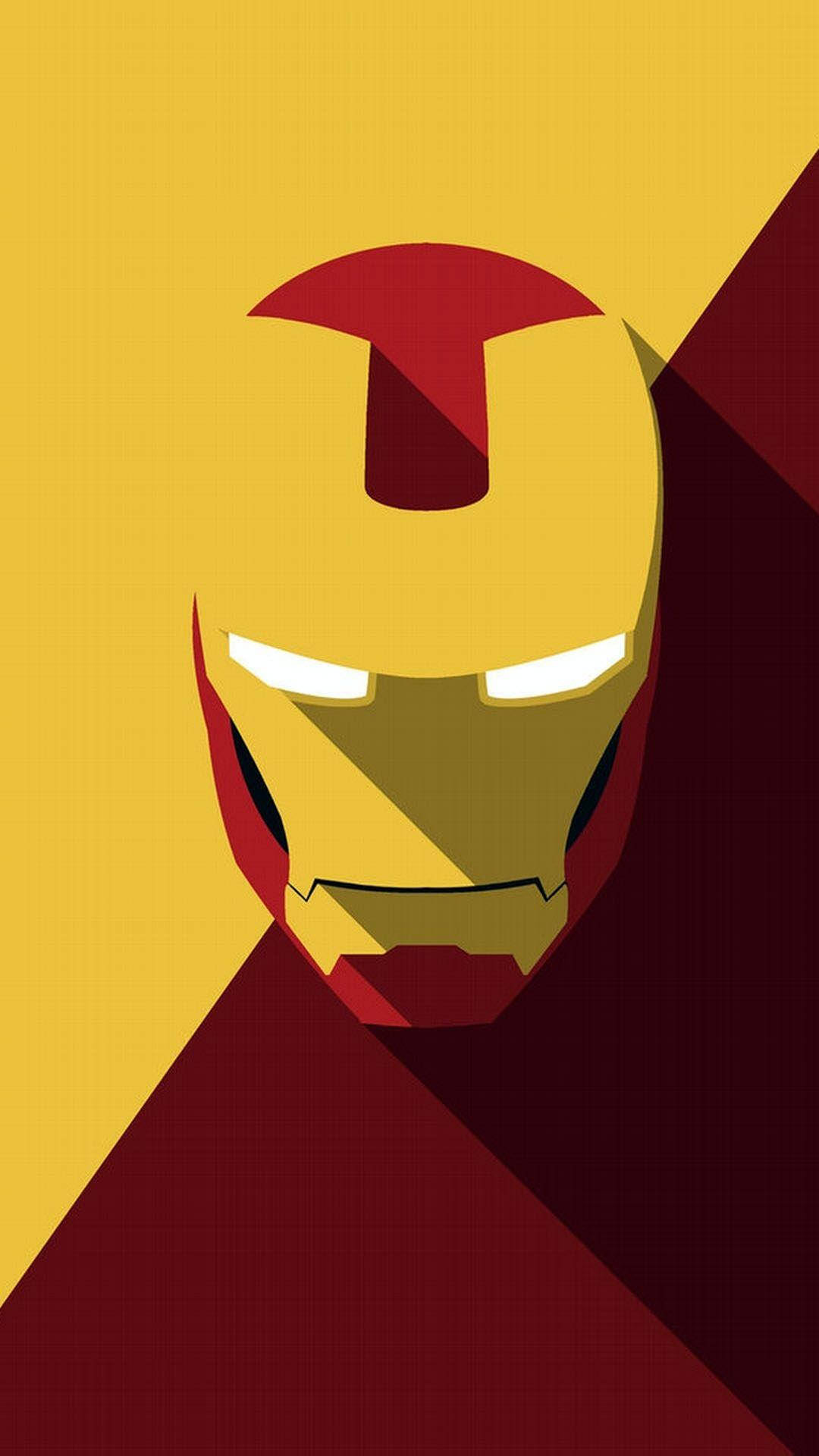 Yellow And Red Iron Man Iphone Wallpaper