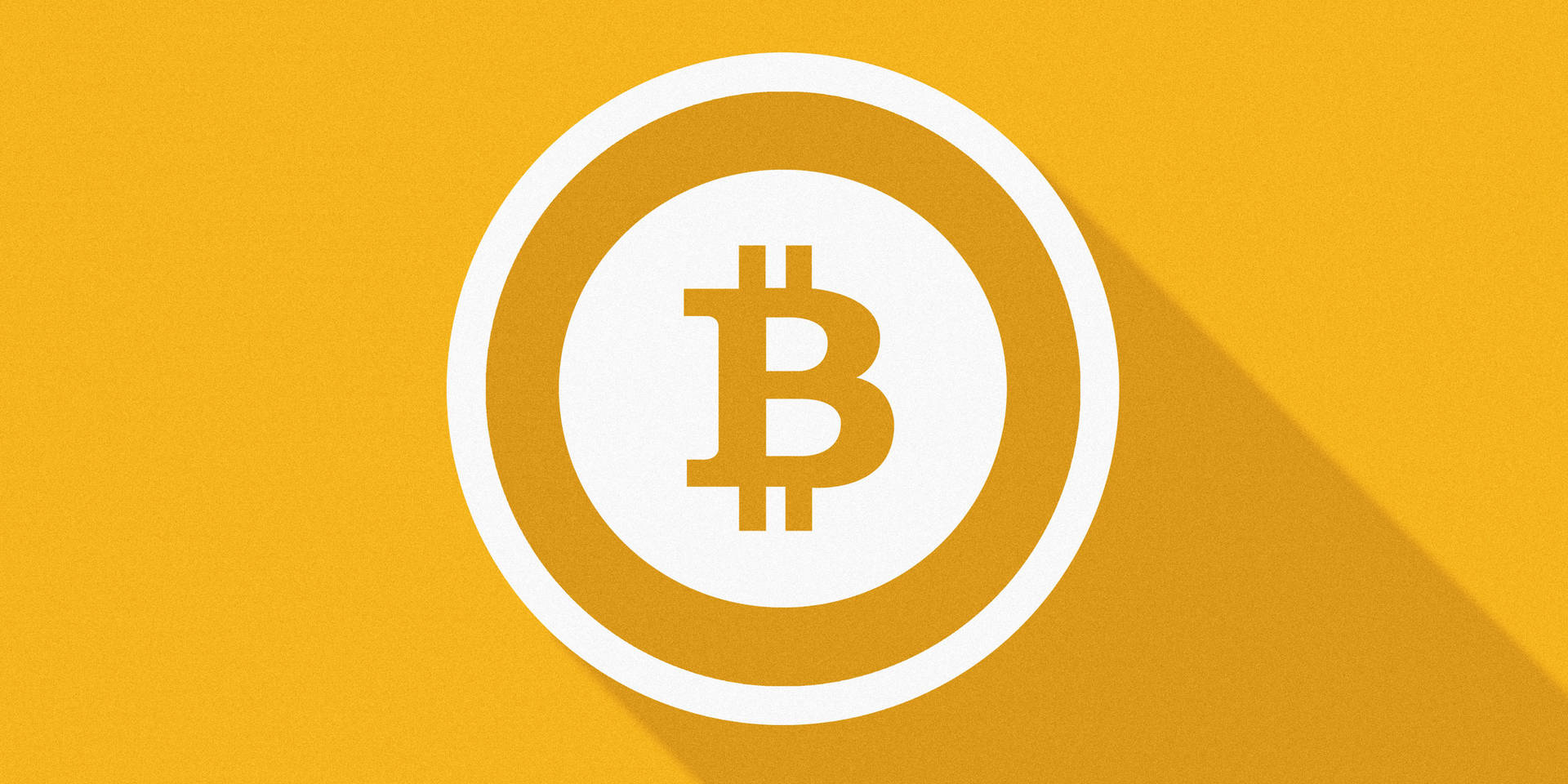 Yellow And White Bitcoin Picture