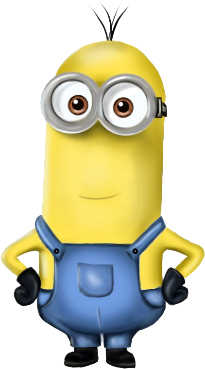 Yellow Animated Character Minion Kevin PNG