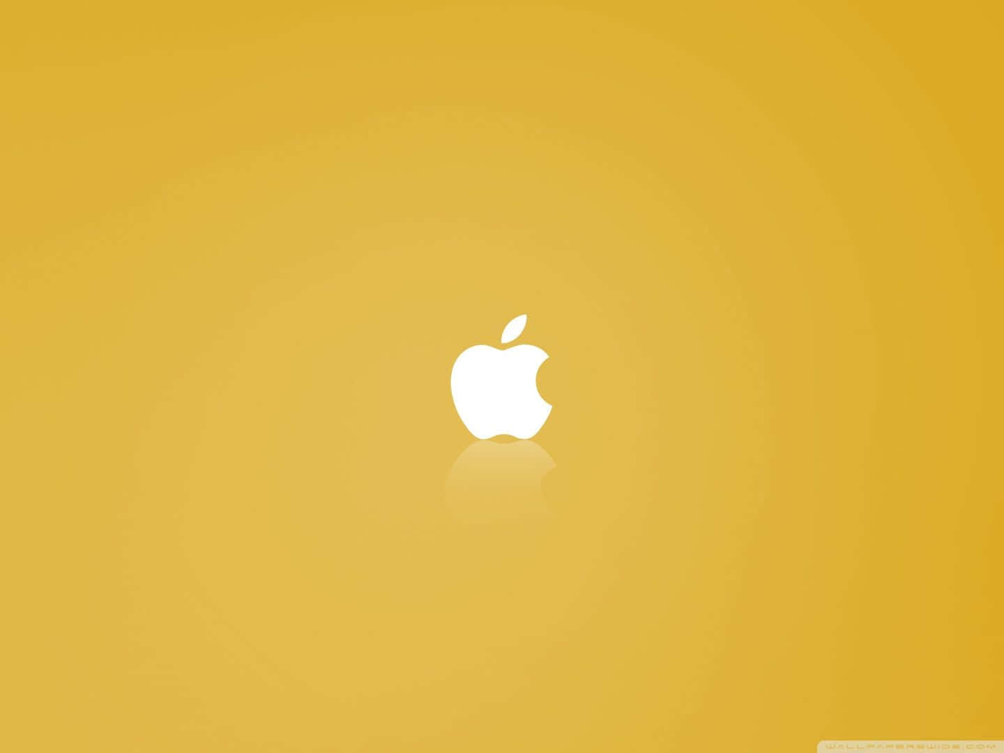 Yellow Apple Logo Ipad Picture