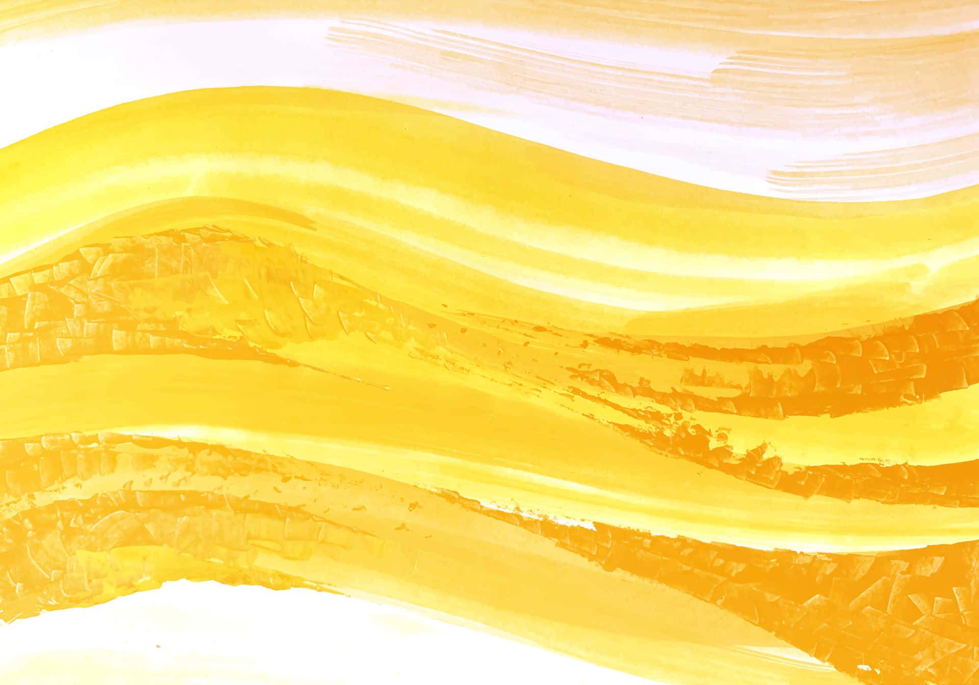 Abstract Yellow Art Explosion Wallpaper