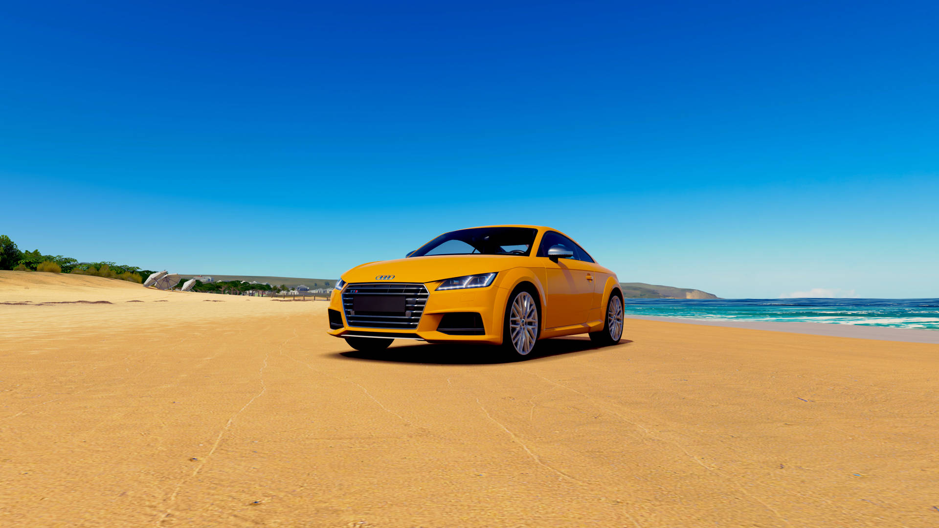 Yellow Audi From Forza Horizon 3 Picture