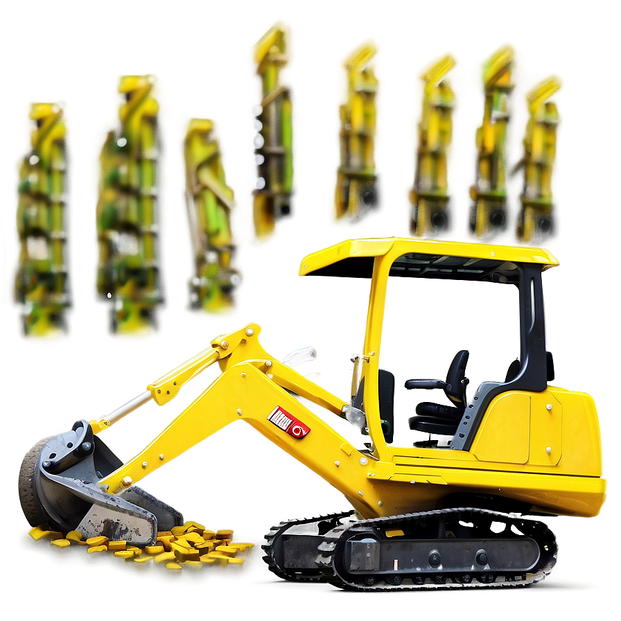 Yellow Backhoe Construction Png 73 PNG