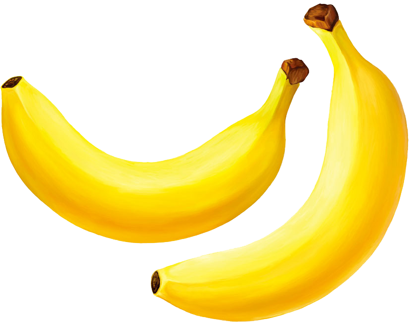 Yellow Bananas Transparent Background PNG