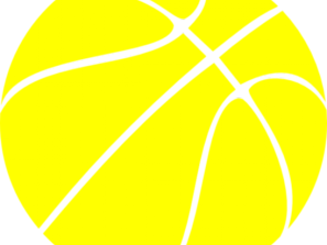 Yellow Basketball Logo Graphic PNG