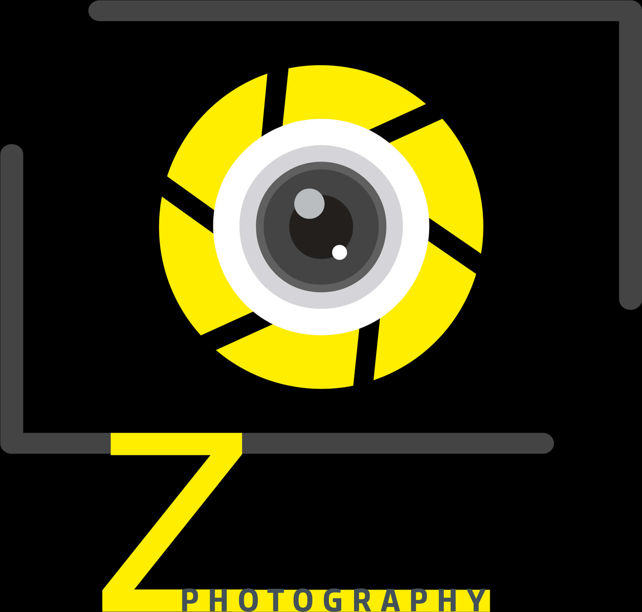 Yellow Black Camera Logo PNG