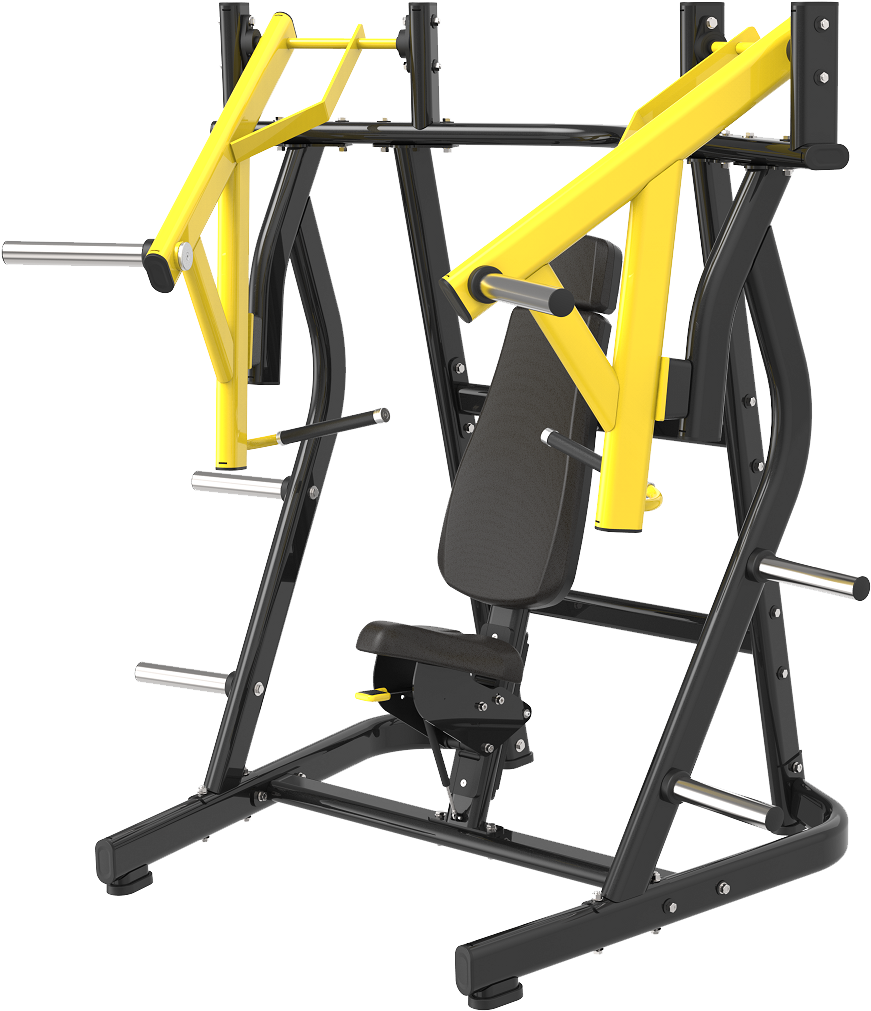 Download Yellow Black Chest Press Machine | Wallpapers.com