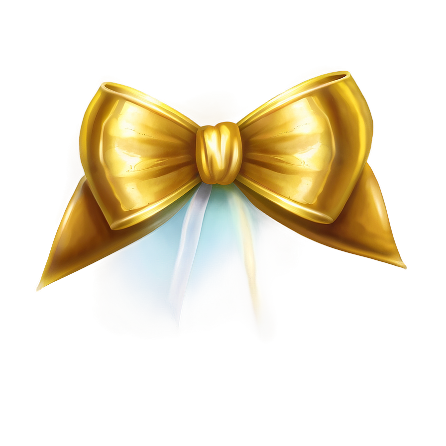 Yellow Bow Illustration Png Vxv PNG