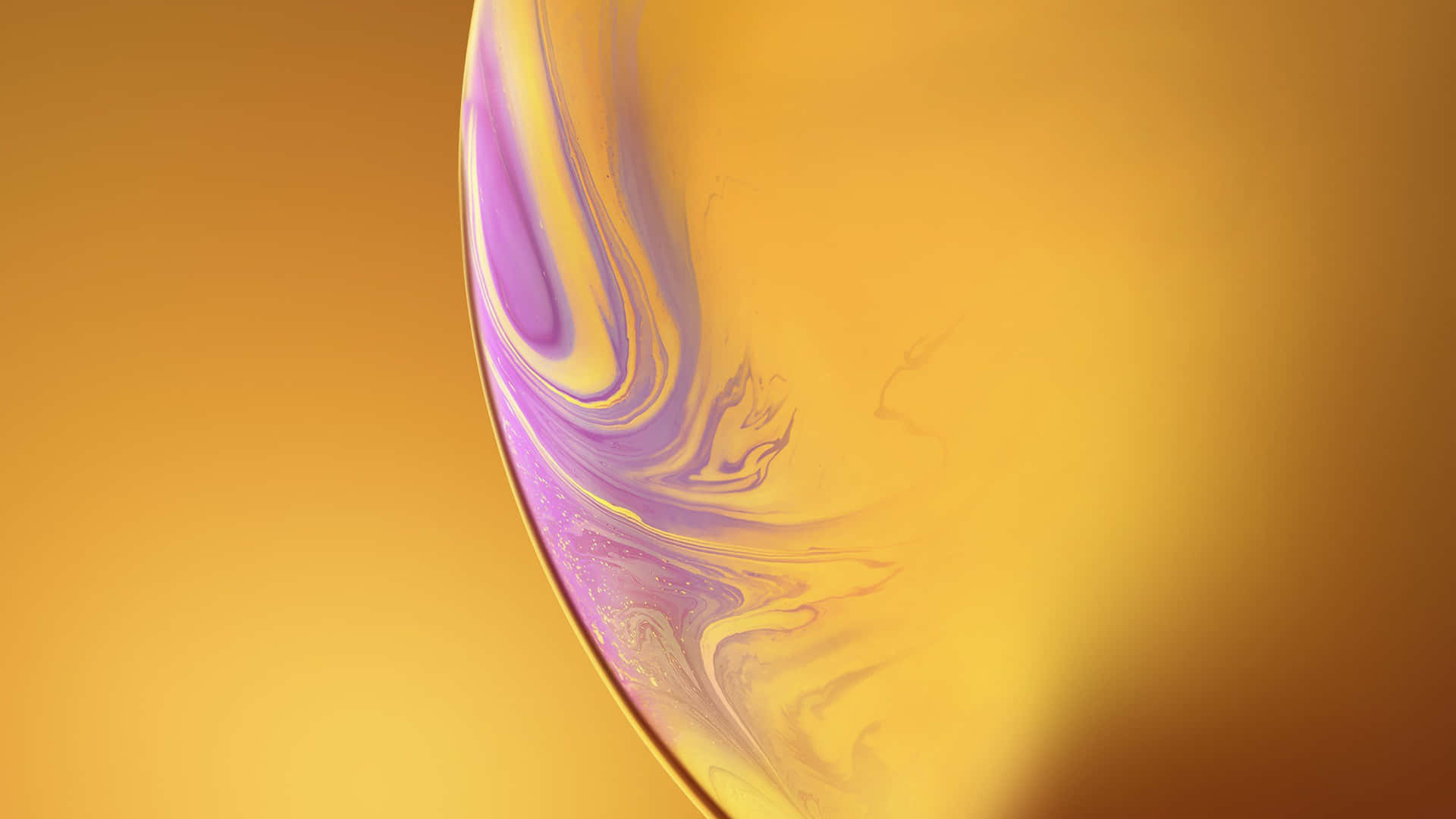 Yellow Bubble Oil Ipad Wallpaper